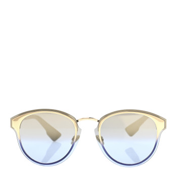 CHRISTIAN DIOR Mirrored Nightfall Sunglasses Gradient Blue
