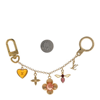 LOUIS VUITTON Bee Flower Chain Key Charm LOUIS VUITTON Bee Flower Chain Key Charm
