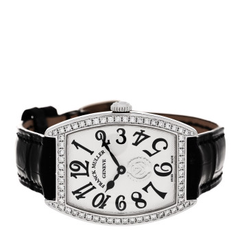 FRANCK MULLER Stainless Steel Alligator Diamond Bezel 29mm Cintree Curvex Quartz Watch 7502QZDPFM6H FRANCK MULLER Stainless Steel Alligator Diamond Bezel 29mm Cintree Curvex Quartz Watch 7502QZDPFM6H