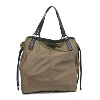 BURBERRY Nylon Small Buckleigh Packable Tote Birch