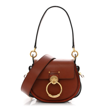 CHLOE Calfskin Small Tess Bag Sepia Brown CHLOE Calfskin Small Tess Bag Sepia Brown