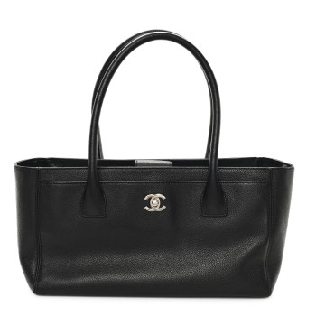 CHANEL Calfskin Small Cerf Executive Shopper Tote Black CHANEL Calfskin Small Cerf Executive Shopper Tote Black
