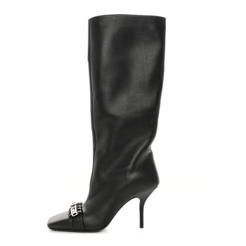 GIVENCHY Smooth Calfskin 4G Square Toe Boots 36 Black GIVENCHY Smooth Calfskin 4G Square Toe Boots 36 Black