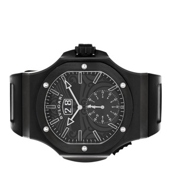 BULGARI PVD Stainless Steel 47mm Endurer Chronosprint Daniel Roth Automatic Watch Black BULGARI PVD Stainless Steel 47mm Endurer Chronosprint Daniel Roth Automatic Watch Black