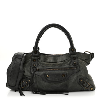 BALENCIAGA Agneau Classic Hardware First Anthracite