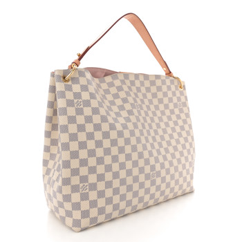 LOUIS VUITTON Damier Azur Graceful MM Rose Ballerine LOUIS VUITTON Damier Azur Graceful MM Rose Ballerine