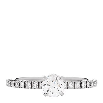 CARTIER Platinum Diamond .30ct Etincelle De Cartier Solitaire Engagement Ring 46 3.75