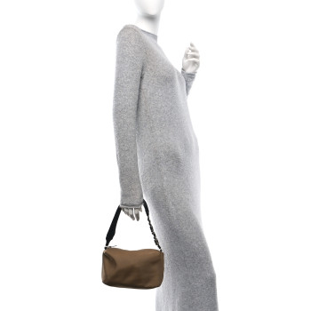 ALEXANDER WANG Nylon Canvas Heiress Sport Shoulder Bag Cognac ALEXANDER WANG Nylon Canvas Heiress Sport Shoulder Bag Cognac