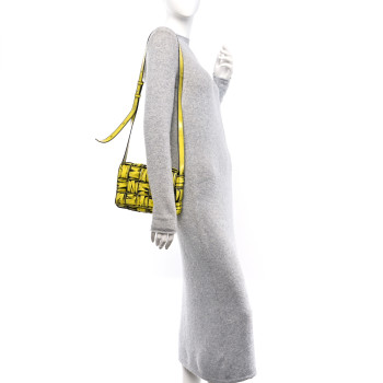 BOTTEGA VENETA Patent Maxi Intrecciato Padded Cassette Crossbody Bag New Chartreuse Black BOTTEGA VENETA Patent Maxi Intrecciato Padded Cassette Crossbody Bag New Chartreuse Black