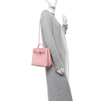 BOTTEGA VENETA Nappa Intrecciato Small Andiamo Shoulder Bag Lotus BOTTEGA VENETA Nappa Intrecciato Small Andiamo Shoulder Bag Lotus