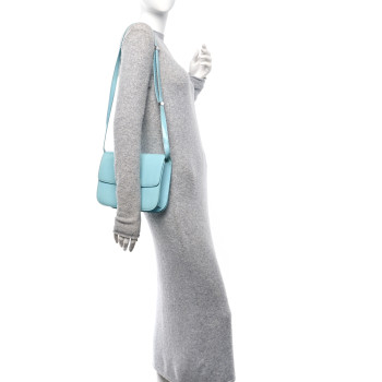 CELINE Spazzolato Calfskin Medium Classic Box Flap Bag Glacier CELINE Spazzolato Calfskin Medium Classic Box Flap Bag Glacier