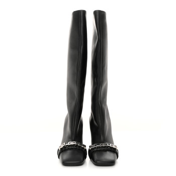 GIVENCHY Smooth Calfskin 4G Square Toe Boots 36 Black GIVENCHY Smooth Calfskin 4G Square Toe Boots 36 Black