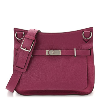 HERMES Taurillon Clemence Jypsiere 34 Tosca HERMES Taurillon Clemence Jypsiere 34 Tosca