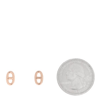 HERMES 18K Rose Gold TPM Farandole Stud Earrings HERMES 18K Rose Gold TPM Farandole Stud Earrings
