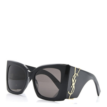 SAINT LAURENT Acetate Blaze Sunglasses SL M119 Black SAINT LAURENT Acetate Blaze Sunglasses SL M119 Black