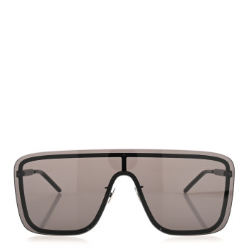 SAINT LAURENT Metal SL 364 Mask Sunglasses Black SAINT LAURENT Metal SL 364 Mask Sunglasses Black