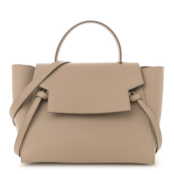 CELINE Grained Calfskin Mini Belt Bag Light Taupe CELINE Grained Calfskin Mini Belt Bag Light Taupe