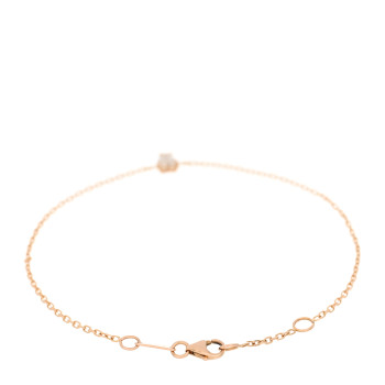 ANITA KO 18K Rose Gold Diamond Heart Shaped Chain Bracelet