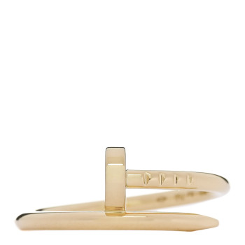 CARTIER 18K Yellow Gold Small Juste Un Clou Ring 51 5.75