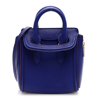 ALEXANDER MCQUEEN Grain Calfskin Mini Heroine Purple ALEXANDER MCQUEEN Grain Calfskin Mini Heroine Purple