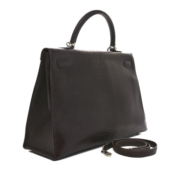 HERMES Chevre de Coromandel Kelly Sellier 35 Ebene HERMES Chevre de Coromandel Kelly Sellier 35 Ebene