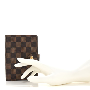 LOUIS VUITTON Damier Ebene Small Ring Agenda Cover LOUIS VUITTON Damier Ebene Small Ring Agenda Cover