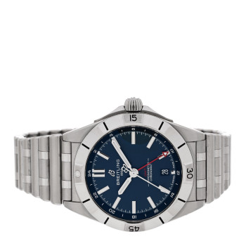BREITLING Stainless Steel 40mm Chronomat GMT Automatic Watch Blue A32398101C1A1 BREITLING Stainless Steel 40mm Chronomat GMT Automatic Watch Blue A32398101C1A1
