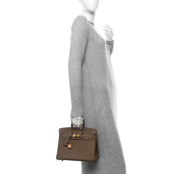 HERMES Togo Birkin 25 Etoupe HERMES Togo Birkin 25 Etoupe