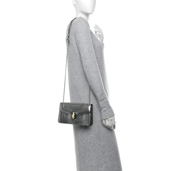 BULGARI Metallic Serpenti Forever Small Shoulder Bag Silver BULGARI Metallic Serpenti Forever Small Shoulder Bag Silver