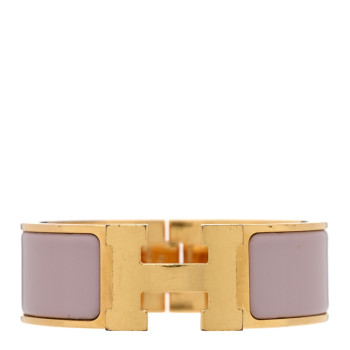 HERMES Enamel Wide Clic Clac H Bracelet PM Rose Dragee HERMES Enamel Wide Clic Clac H Bracelet PM Rose Dragee