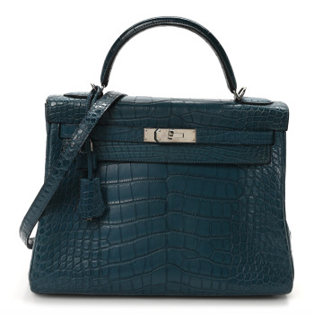 HERMES Matte Alligator Kelly Retourne 32 Colvert HERMES Matte Alligator Kelly Retourne 32 Colvert