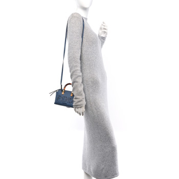 FENDI Vitello King Plexiglass Elaphe Python Print Logo Mini By The Way Mirto