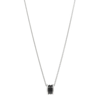 BULGARI Sterling Silver Ceramic Save The Children Pendant Necklace BULGARI Sterling Silver Ceramic Save The Children Pendant Necklace