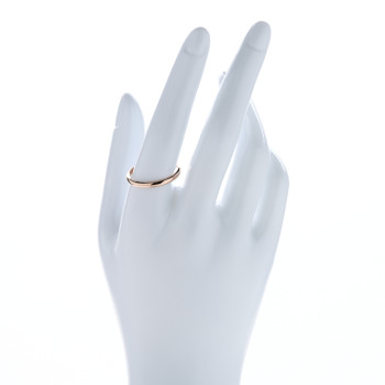 CARTIER 18K Pink Gold 2.5mm 1895 Wedding Band Ring 63 10.25