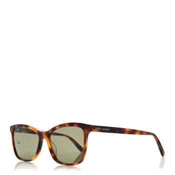 SAINT LAURENT Acetate Cat Eye Sunglasses SL 502 Tortoise SAINT LAURENT Acetate Cat Eye Sunglasses SL 502 Tortoise