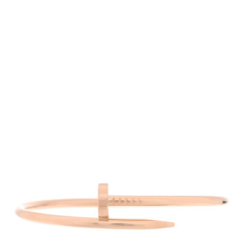 CARTIER 18K Pink Gold Juste Un Clou Bracelet 18