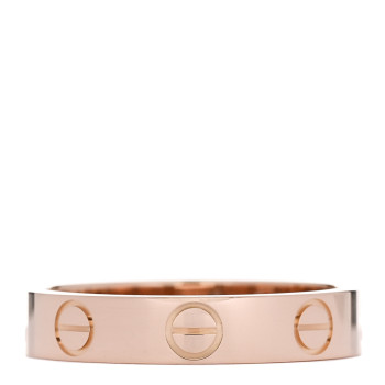CARTIER 18K Pink Gold 3.5mm LOVE Ring 48 4.5