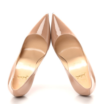 CHRISTIAN LOUBOUTIN Patent So Kate 120 Pumps 38.5 Nude CHRISTIAN LOUBOUTIN Patent So Kate 120 Pumps 38.5 Nude
