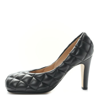 BOTTEGA VENETA Nappa Matelasse Padded Dream Pumps 38 Black BOTTEGA VENETA Nappa Matelasse Padded Dream Pumps 38 Black
