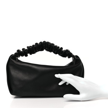 ALEXANDER WANG Lambskin Mini Scrunchie Bag Black ALEXANDER WANG Lambskin Mini Scrunchie Bag Black