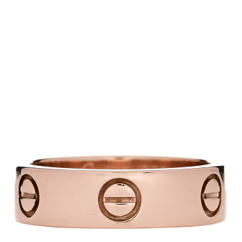 CARTIER 18K Pink Gold 5.5mm LOVE Ring 53 6.5