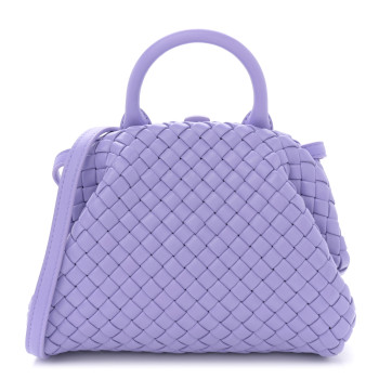 BOTTEGA VENETA Nappa Intreccio Mini Padded Handle Bag Wisteria BOTTEGA VENETA Nappa Intreccio Mini Padded Handle Bag Wisteria