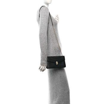 BULGARI Calfskin Serpenti Forever Crossbody Bag Black BULGARI Calfskin Serpenti Forever Crossbody Bag Black