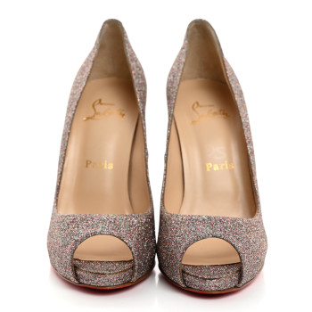 CHRISTIAN LOUBOUTIN Glitter Emmanuelle 120 Pumps 37 Multicolor CHRISTIAN LOUBOUTIN Glitter Emmanuelle 120 Pumps 37 Multicolor