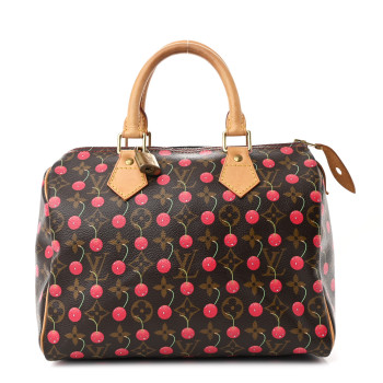 LOUIS VUITTON Monogram Cerises Speedy 25 LOUIS VUITTON Monogram Cerises Speedy 25