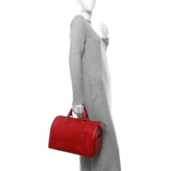 LOUIS VUITTON Epi Speedy 30 Castillan Red LOUIS VUITTON Epi Speedy 30 Castillan Red