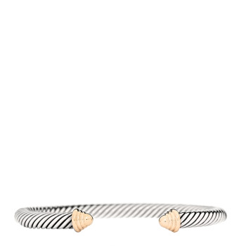 DAVID YURMAN Sterling Silver 14K Yellow Gold 5mm Cable Classics Bracelet DAVID YURMAN Sterling Silver 14K Yellow Gold 5mm Cable Classics Bracelet
