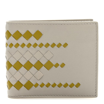 BOTTEGA VENETA Nappa Intrecciato Bi-Fold Wallet Cement BOTTEGA VENETA Nappa Intrecciato Bi-Fold Wallet Cement