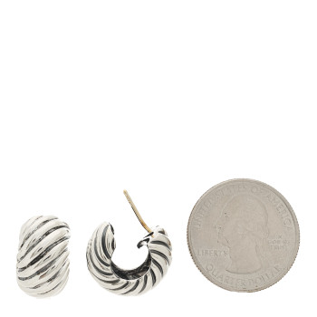 DAVID YURMAN Sterling Silver Cable Classics Hoop Earrings DAVID YURMAN Sterling Silver Cable Classics Hoop Earrings