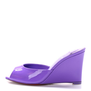 CHRISTIAN LOUBOUTIN Patent Me Dolly Zeppa 85 Sandals 36 Frou Frou CHRISTIAN LOUBOUTIN Patent Me Dolly Zeppa 85 Sandals 36 Frou Frou